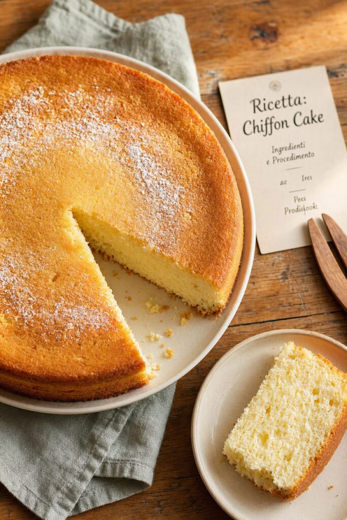 Chiffon Cake Ricetta