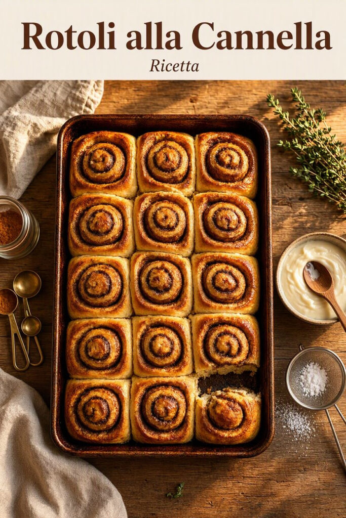 Cinnamon Rolls Ricetta