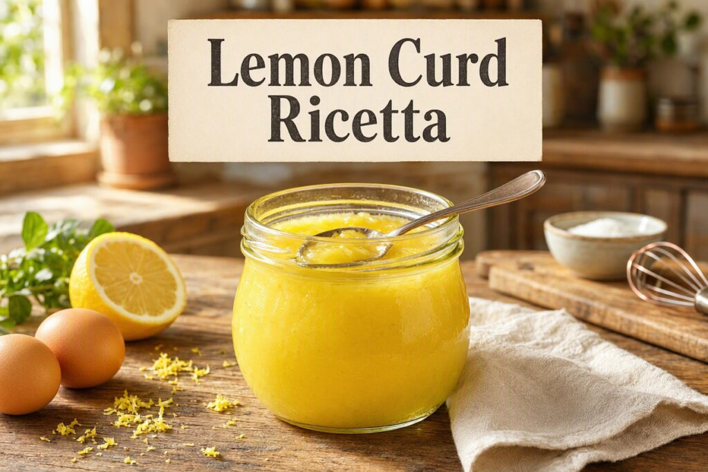 Lemon Curd Ricetta