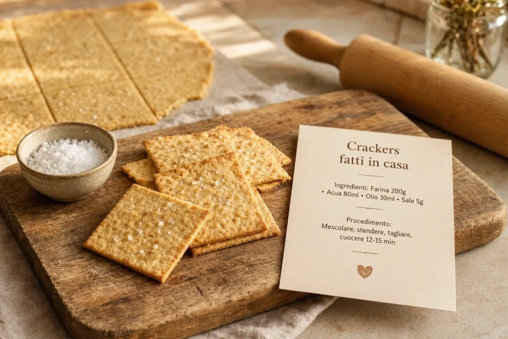 Crackers Fatti in Casa