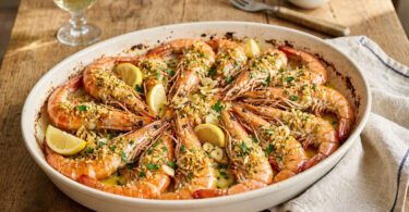 Gamberoni al forno ricetta