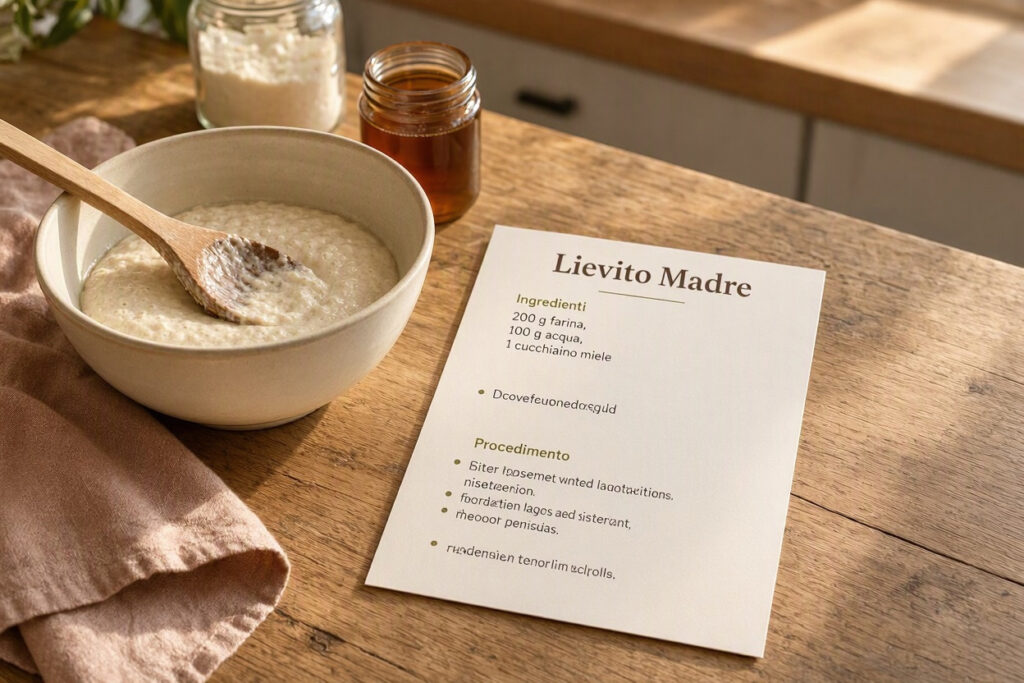 Lievito madre ricetta