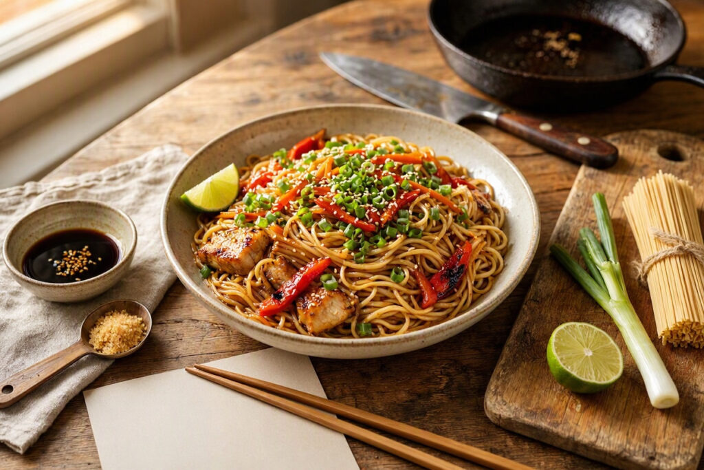 Noodles Ricetta