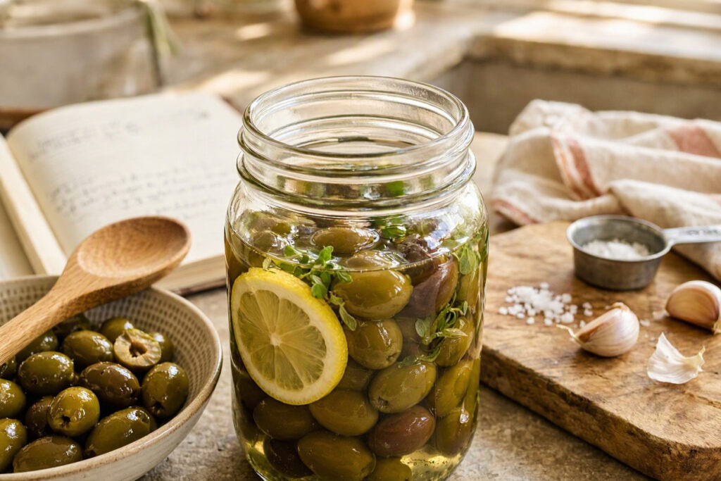 Olive in Salamoia Ricetta