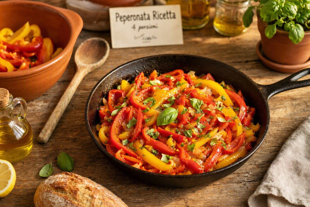 Peperonata la ricetta classica italiana