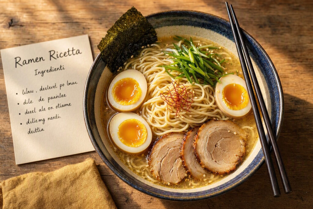 Ramen Ricetta