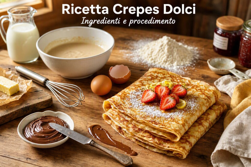 ricetta crepes dolci