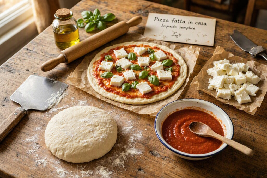 Ricetta Pizza Fatta in Casa