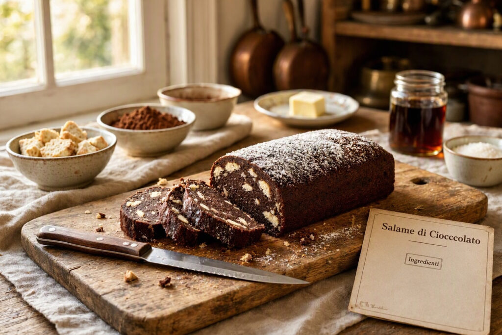 Salame di Cioccolato Ricetta