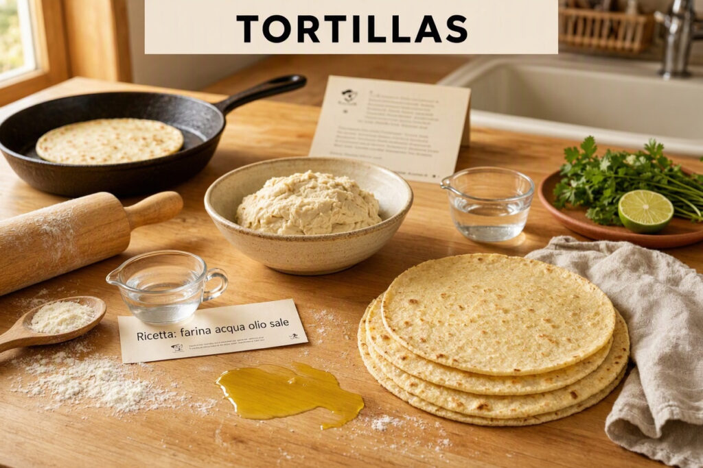 tortillas ricetta